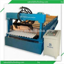 PLC control wavy sheet roll forming machine